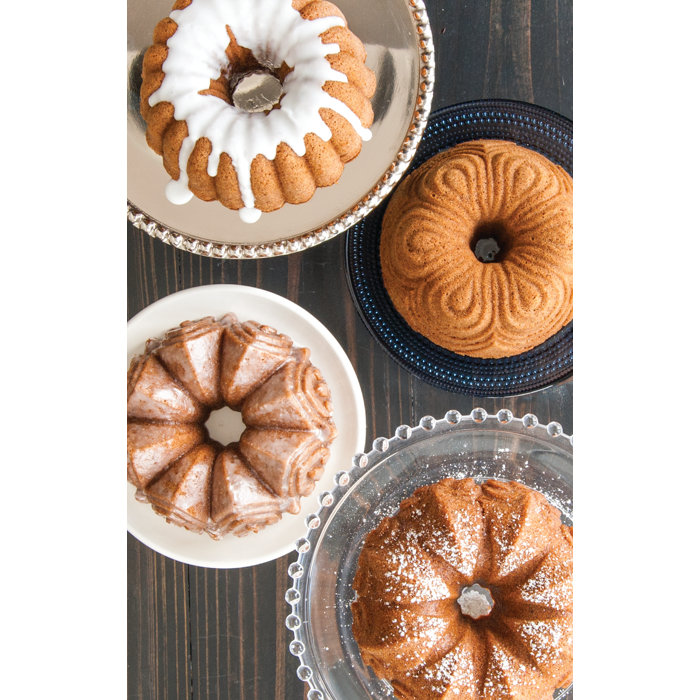 Nordic Ware NonStick Round Bundt Quartet Cake Pan & Reviews Wayfair